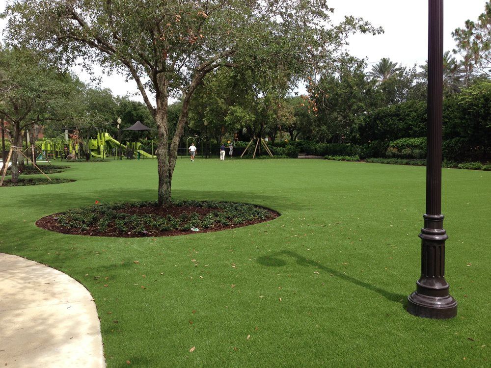 Kennewick commercial artificial grass landscaping