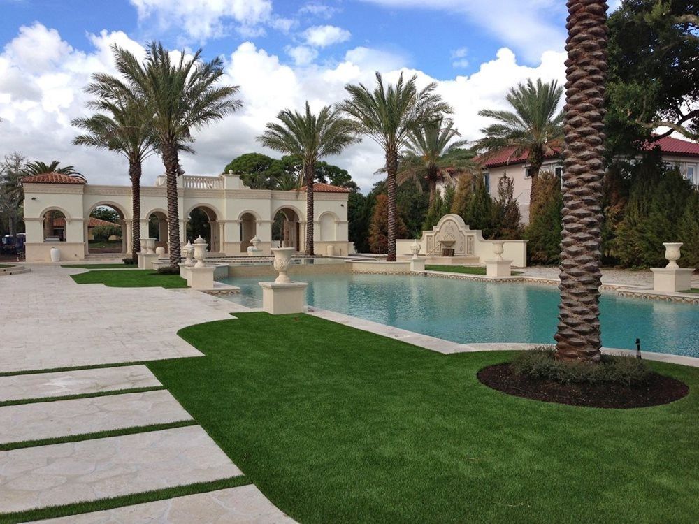 Kennewick artificial grass landscaping for resorts and event spaces